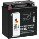 SIGA Bike Gel Motorrad Batterie YB9-B 9Ah 12V